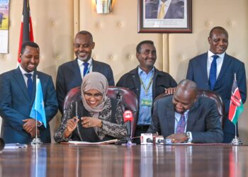 Signing of the Somalia Kenya aviation agreement