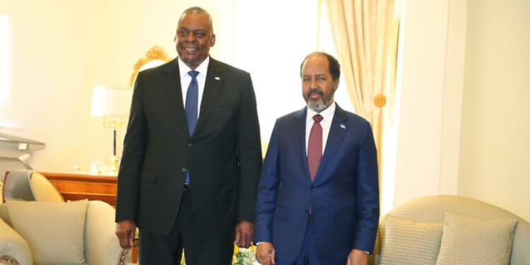 Hassan Sheikh and Lloyd Austin discussed Somalia's security