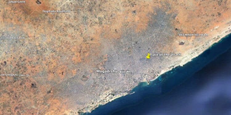 Roadside IED targeted police commander's vehicle in Mogadishu