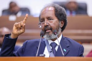 President Hassan Sheikh Mogadishu Somalia