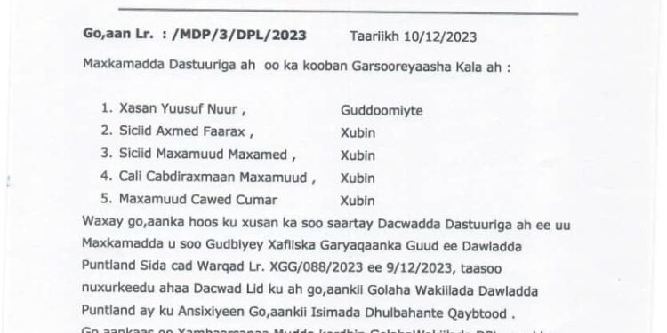 Puntland Constitutional Court