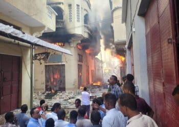 Bakara Market Fire by Al-Shabab in Mogadishu Somalia