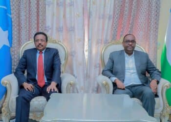President Farmaajo and Deni in Garowe Puntland Somalia