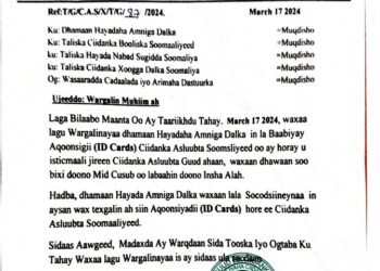 Somali Custodial Corps Al-Shabab Somalia