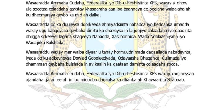 Clan infighting Somalia MOIFR