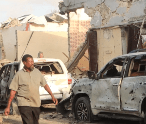 Bondhere Al-Shabab suicide bombing Mogadishu Somalia