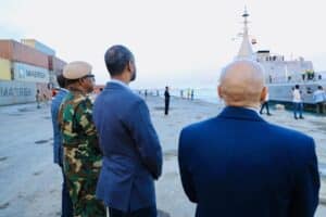 Cargo ship off Somalia as Mogadishu joins the Red Sea coalition guarding the Bab el-Mandeb and Gulf of Aden