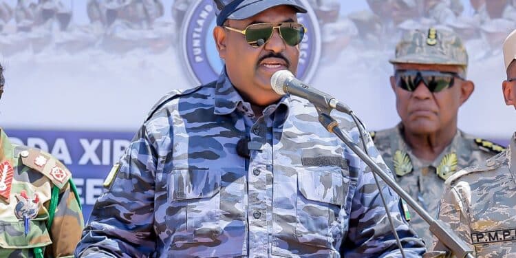 Said Abdullahi Deni, who called the Galkayo operation a message to those threatening Puntland