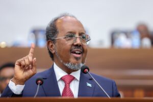 Somali President Hassan Sheikh Mohamud, whose government created the North East State now losing lawmakers in Las Anod