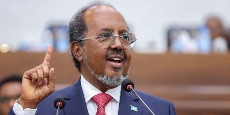 Somali President Hassan Sheikh Mohamud, whose government created the North East State now losing lawmakers in Las Anod