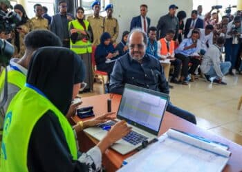 Hassan Sheikh Mohamud, whom opposition leaders accuse of working toward civil war