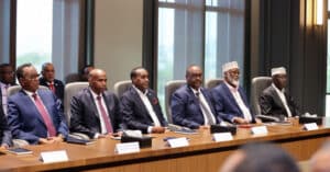 Somali Future Council leaders meeting as the opposition bloc presses AUSSOM troop contributors in Kampala