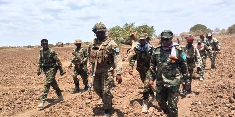 Puntland forces of the kind that took over the Bosaso camp from the PSF