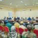 President Said Abdullahi Deni addresses Puntland force commanders in Galkayo after the Mudug operations