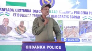 Puntland deputy security minister Abdirahman Yusuf Dujaana, whose public accusation over the Nugaal coast strikes drew Ankara's joint-command reply