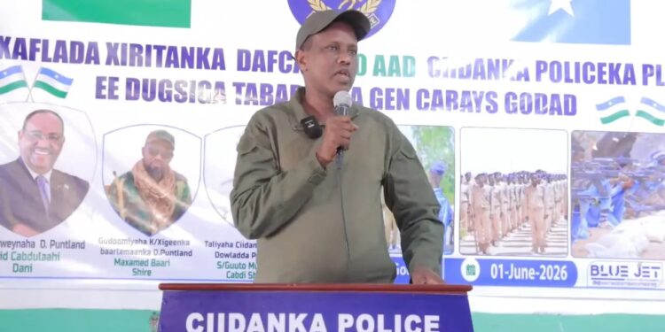 Puntland deputy security minister Abdirahman Yusuf Dujaana, whose public accusation over the Nugaal coast strikes drew Ankara's joint-command reply
