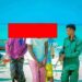 Puntland forces escort detained pirate suspects along the shore as piracy returns to the Nugaal coast