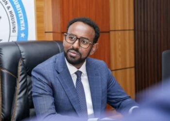 Somalia public works minister Ayuub Ismaaciil Yuusuf, who announced the federal road and bridge project for Hargeisa