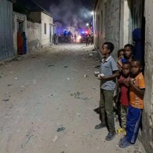 The Tookiyo neighbourhood of Yaqshiid after the demolition that cleared it, at the centre of the contested land clearances in Mogadishu