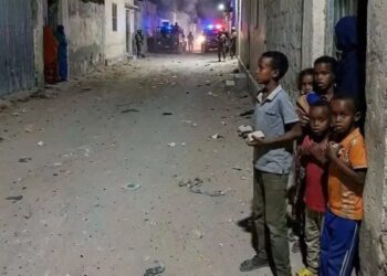 The Tookiyo neighbourhood of Yaqshiid after the demolition that cleared it, at the centre of the contested land clearances in Mogadishu