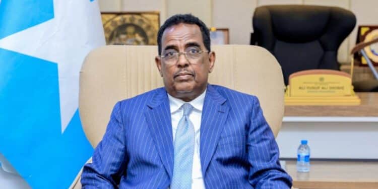 Interior Minister Ali Yusuf Hosh, facing a no-confidence motion submitted by members of the House of the People