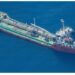 The tanker Honour 25 at anchor off Puntland, the ship retaken at Dharinbaar after pirates killed five of its crew
