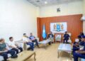 Somali Air Force officers receive the Pakistan Air Force delegation in Mogadishu on 19 September, three weeks before the latest JF-17 report