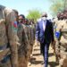 Former South West President Abdiaziz Laftagareen with Darawish troops in the Bay region, whose forces took Bardaale district on 16 October 2026